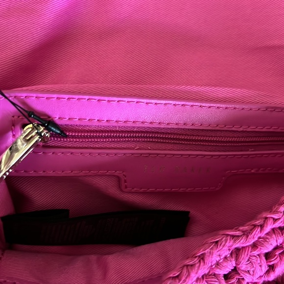 Ted Baker Maglila Knitted Crochet CrossBody Bag. - Picture 13 of 16